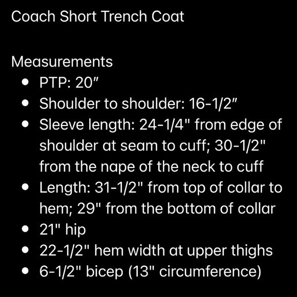 GORGEOUS Coach Short Trench, NWT, Porcelain, Size Medium - Picture 10 of 10